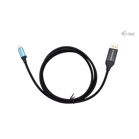i-Tec - videoadapterkabel - 24 pin USB-C till DisplayPort