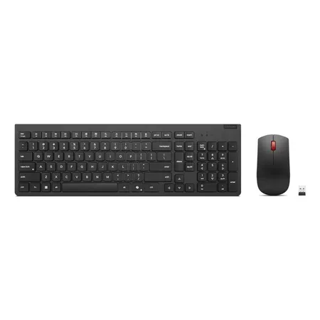 Lenovo 4X31R64462 tangentbord och mus, trådlöst RF + Bluetooth, danskt, svart