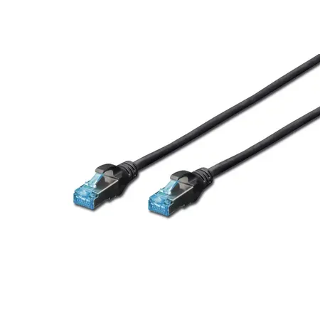 DIGITUS Premium patchkabel Cat5e, 3 m, svart