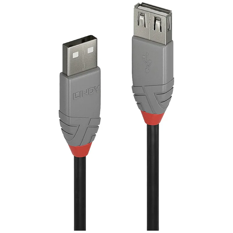 Lindy 36703 USB-kabel USB 2.0 USB A hane till hona
