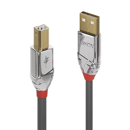 Lindy 36644 USB-kabel USB 2.0 5 m USB A USB B Grå