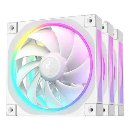 120mm DeepCool FL12 White Triple-Pack