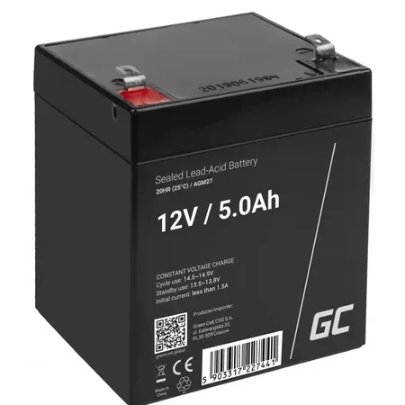 Green Cell AGM27 UPS-batteri, 12 V, 5 Ah