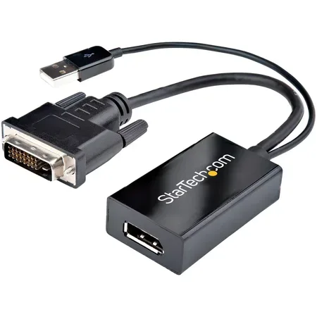 StarTech.com DVI till DisplayPort-adapter med USB-ström