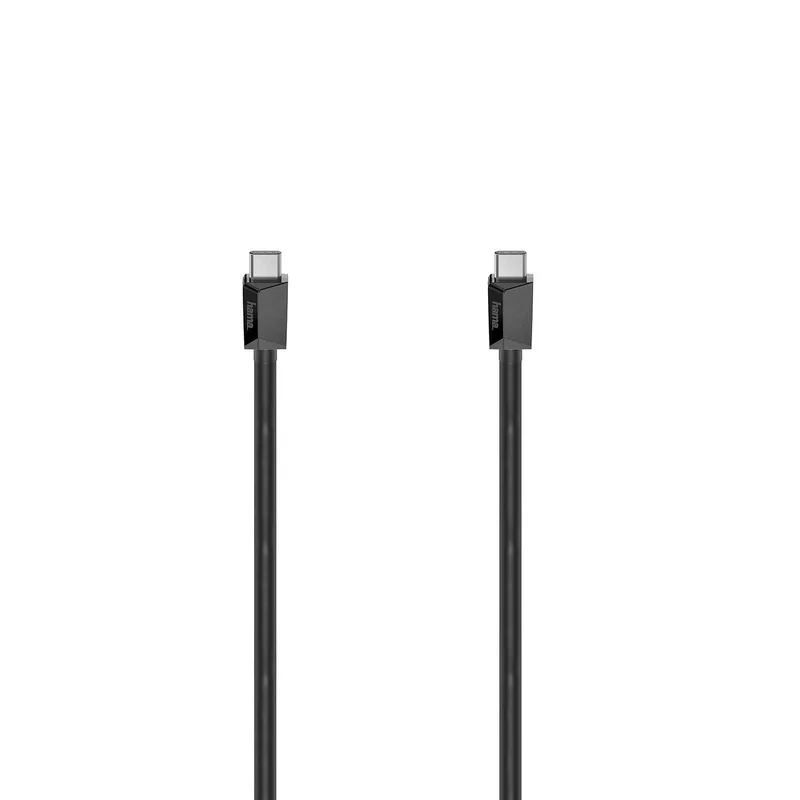 HAMA Kabel USB C-C USB 3.2 Svart 0,75m