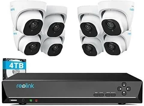 Reolink RLK16-800D8 PoE Säkerhetskamerakit