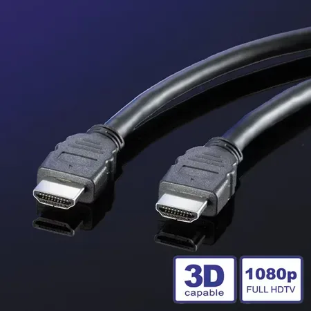 Value HDMI-kabel 5 m svart skärmad