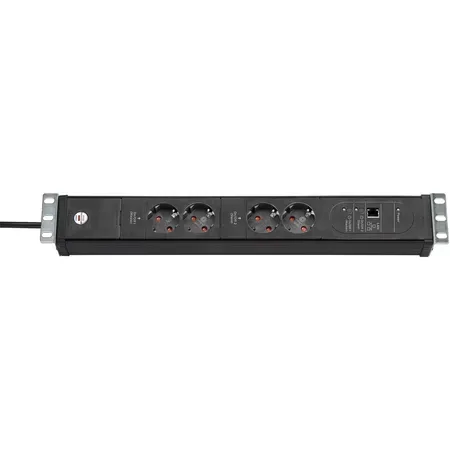 19" Grenuttag Brennenstuhl Premium-Web-Line V3, 4xCEE 7/3, 3m kabel