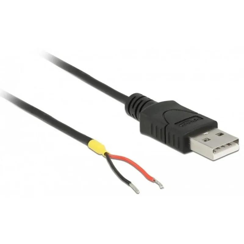 DeLOCK Kabel USB 2.0 Typ-A hane till blank tråd, 1,5 m