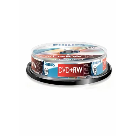 Philips DVD+RW 4,7 GB, 10-pack