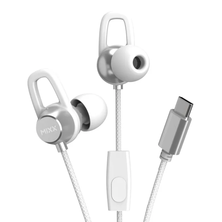 MIXX Soundport in-ear-hörlurar med USB-C, trådbundna, vit