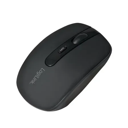 LogiLink ID0078A WiFi mus Bluetooth Optisk Svart 4 Knappar 1600 dpi Scrollwheel