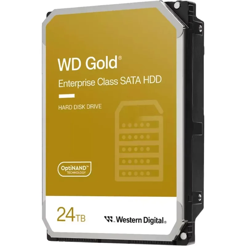 WD Gold Enterprise 24 TB hårddisk, 7200 rpm
