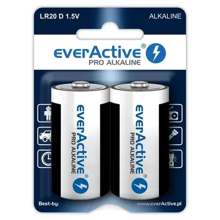 Everactive EVLR20-PRO husholdningsbatteri Engangsbatteri D Alkaline