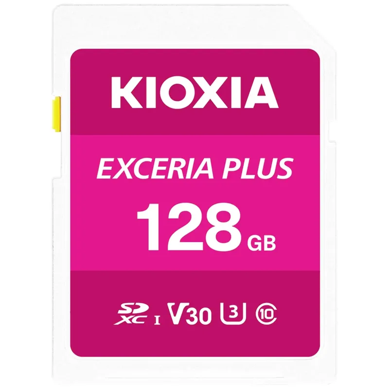 Kioxia EXCERIA PLUS SDXC-Kort 128 GB UHS-I, v30 Video Speed Class
