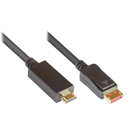 Alcasa DP14-HDMI videokabel adapter 2 m DisplayPort svart