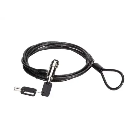 CONCEPTRONIC NBT nyckellås Nano för bärbar dator, 1,8 m, svart