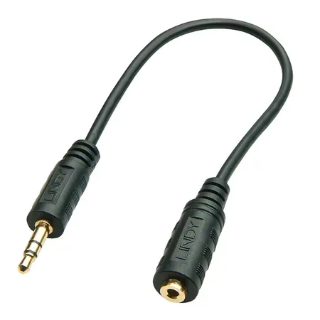 Lindy 35699 ljudadapterkabel, 3,5 mm till 2,5 mm