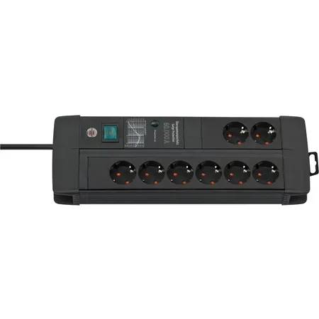 Brennenstuhl 1256000698 grenuttag 3 m 8 uttag inomhus svart
