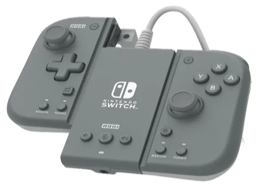 Hori Switch Split Pad kompakt tillbehörssats (grå)