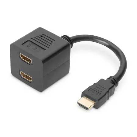 Digitus AK-330400-002-S HDMI-kabel, 0,2 m, svart
