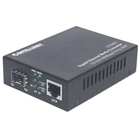 Intellinet 510493 mediekonverterare Gigabit Ethernet 1000 Mbit/s