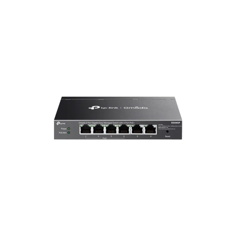 TP-Link Omada ES206GP hanterad PoE-switch, Gigabit