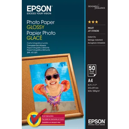 Epson fotopapper blankt, A4, 50 ark
