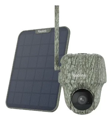 Reolink Go Ranger PT Solpanel 2 Kamouflage Batteri 4G Kamera