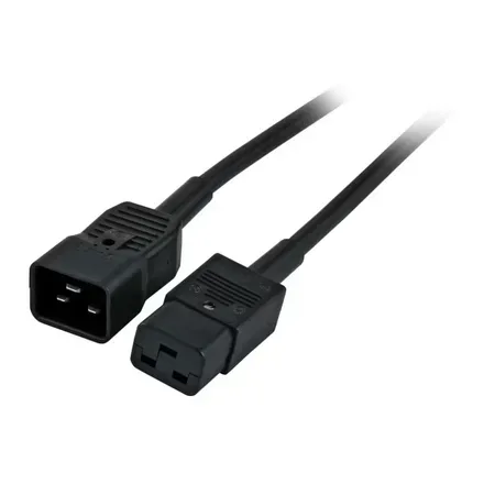 EFB Elektronik EK519.1,8 el-ledning C19 till C20, svart, 1,8 m