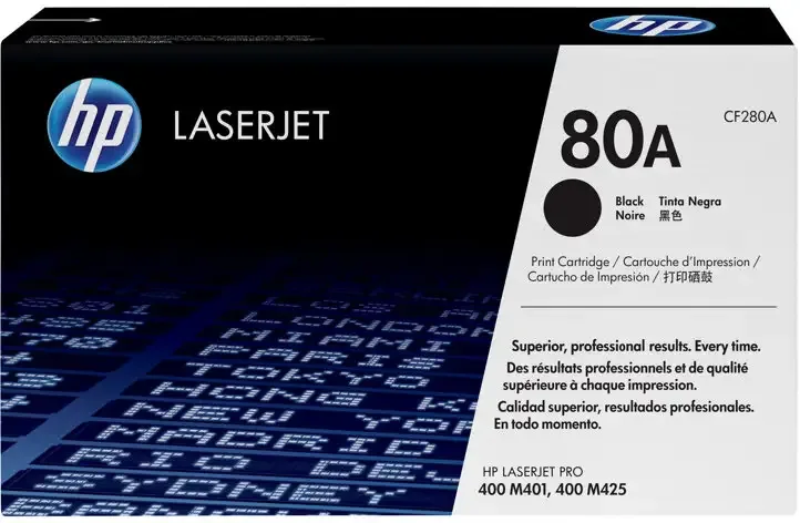 HP 80A - Svart - original - LaserJet - tonerkassett