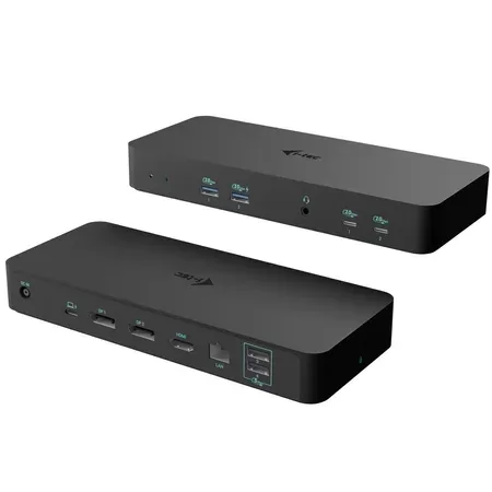 i-tec USB-C Intelligent Triple Display Docking Station 2xDP 1xHDMI 2xUSB-C 10Gbps 4xUSB-A 2x10Gbps+2