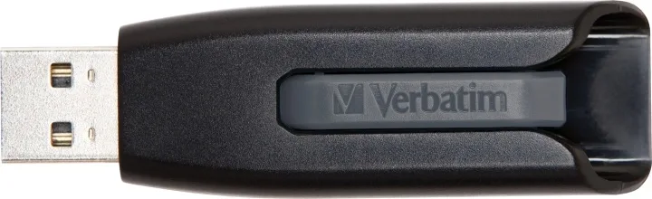 Verbatim SuperSpeed USB 3.0 Store'N'Go V3 64 GB, svart/grå (49174)