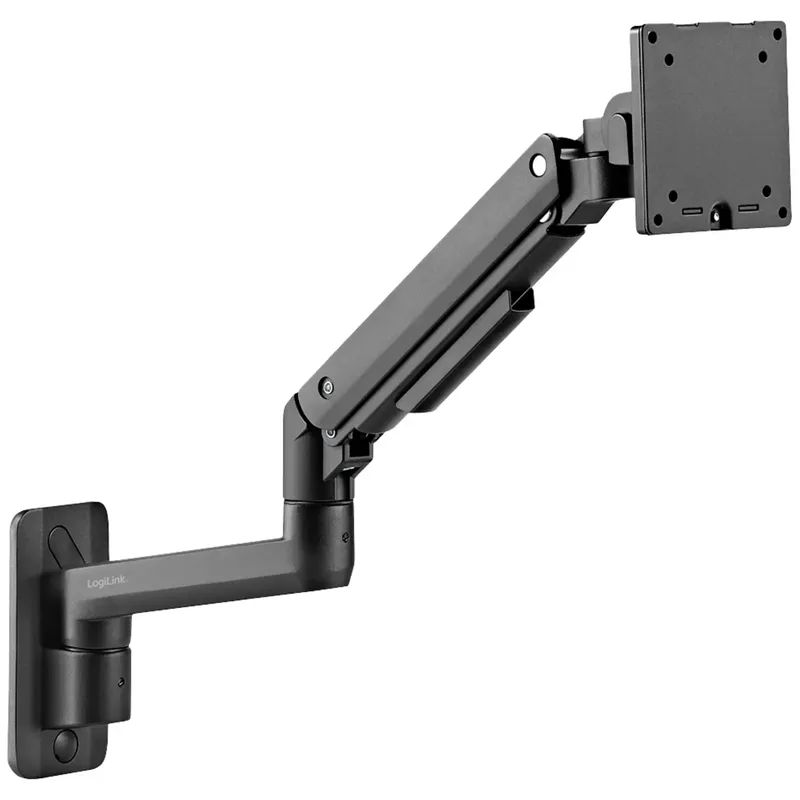 LogiLink monitorarm väggfäste 17-49" med gasfjäder, max 20 kg