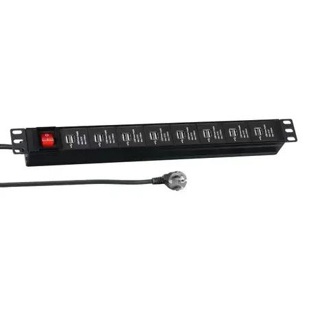 EFB EK631USB.1 grenuttag 3 m inomhus Svart