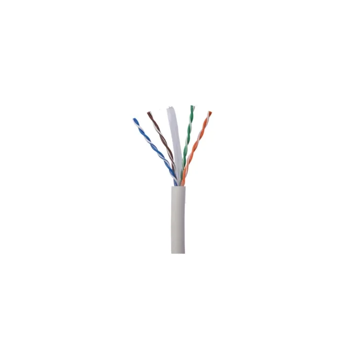 North Nätverkskabel Cat6A UTP, vit, 50 m