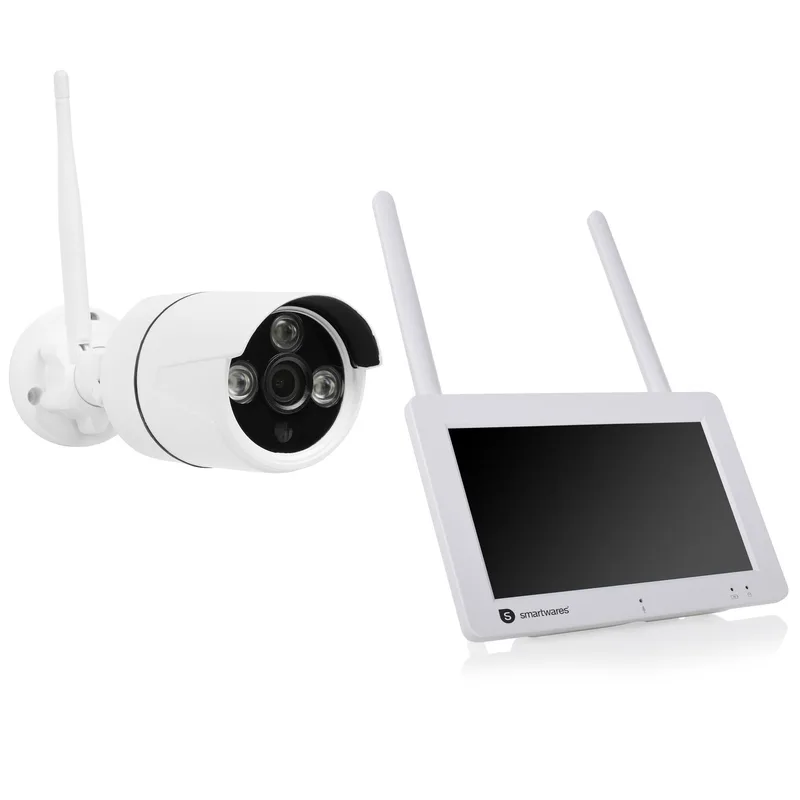 Smartwares A10063 trådlös övervakningskamera 1080p med 7" skärm och app