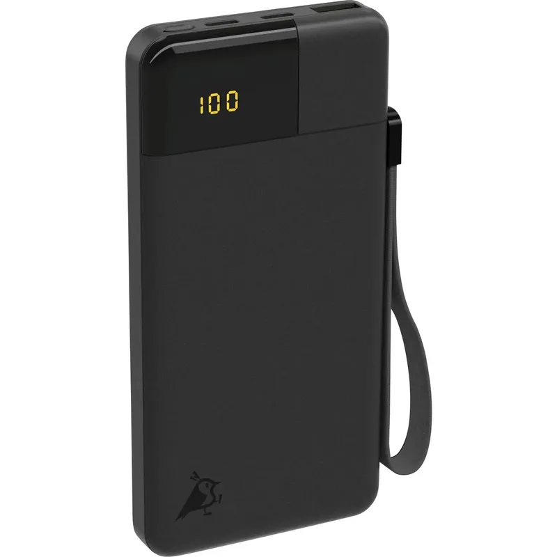 Aqiila Powerbird B10 powerbank 10000 mAh, 20 W, svart