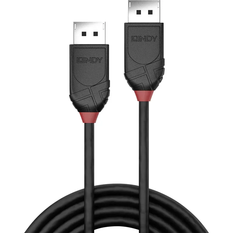 Lindy 36492 DisplayPort-kabel, 2 m, svart