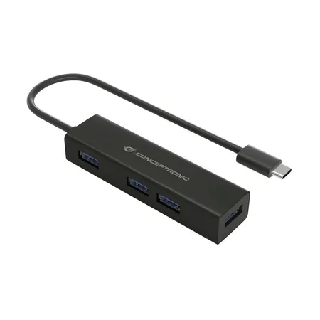 Conceptronic HUBBIES07B USB 3.0-hubb, 4 portar