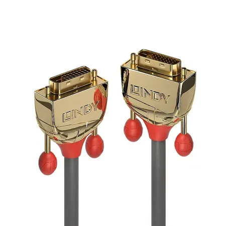 Lindy 36204 DVI kabel 5 m DVI-D Grå