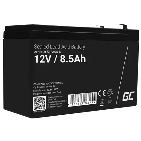 Green Cell UPS-batteri 12 V, förseglat med blysyra (SLA)