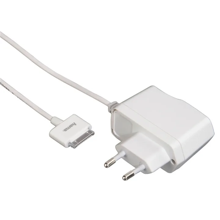 Hama iPhone3/4 Laddare 220V Vit 30pin MFI