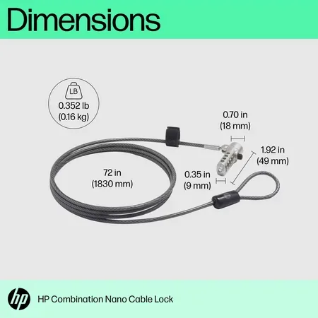 HP Nano Combination Lock