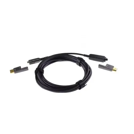Mercodan fiberoptisk HDMI-kabel 20 m, svart