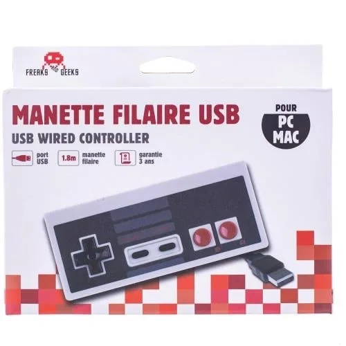 Trade Invaders USB NES-kontroller för PC/MAC
