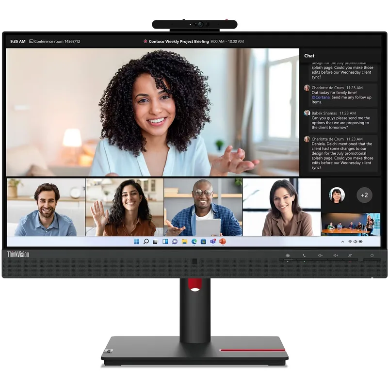 Lenovo ThinkVision T24mv-30 skärm 24 tum Full HD IPS