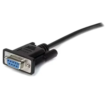 StarTech.com seriell DB9 RS232-kabel, 0,5 m, svart