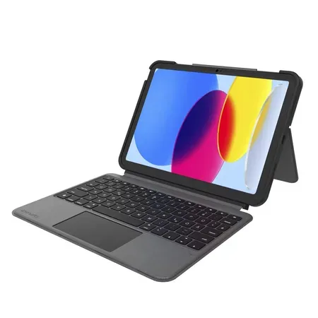 4Smarts tangentbordsfodral 2in1 Solid Smart Connect för iPad 10. Gen, grafit