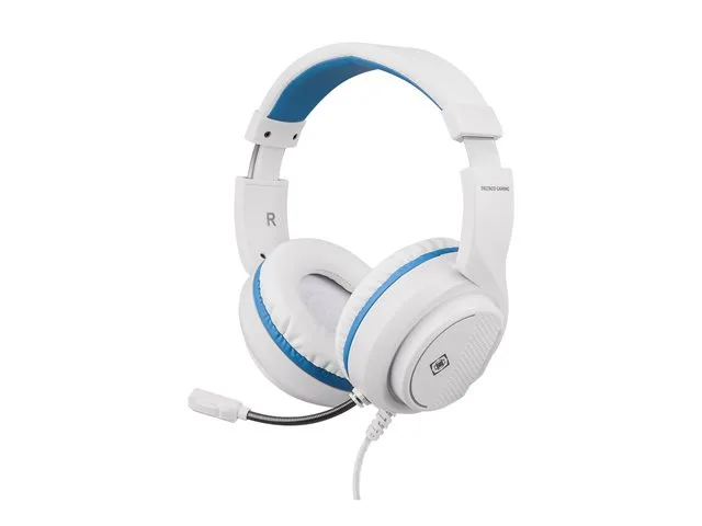 Deltaco Gaming GAM-127-W headset för Sony PlayStation 5, vit